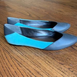 Calvin Klein Suede/Leather Flats